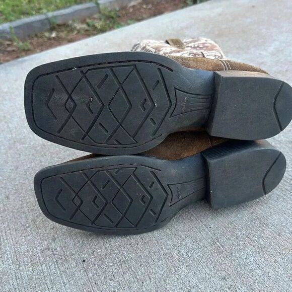 Ariat Sport Patriot Boot Brown Leather Men’s Size 5 - Picture 10 of 12